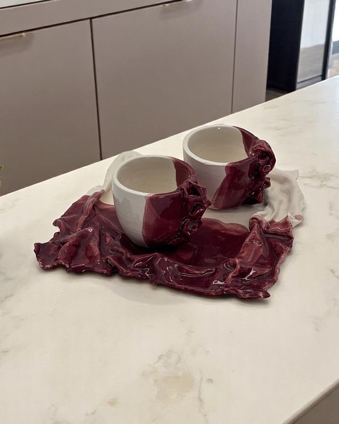 Set Tazzine Da Caffè Mora/Bianco - A05