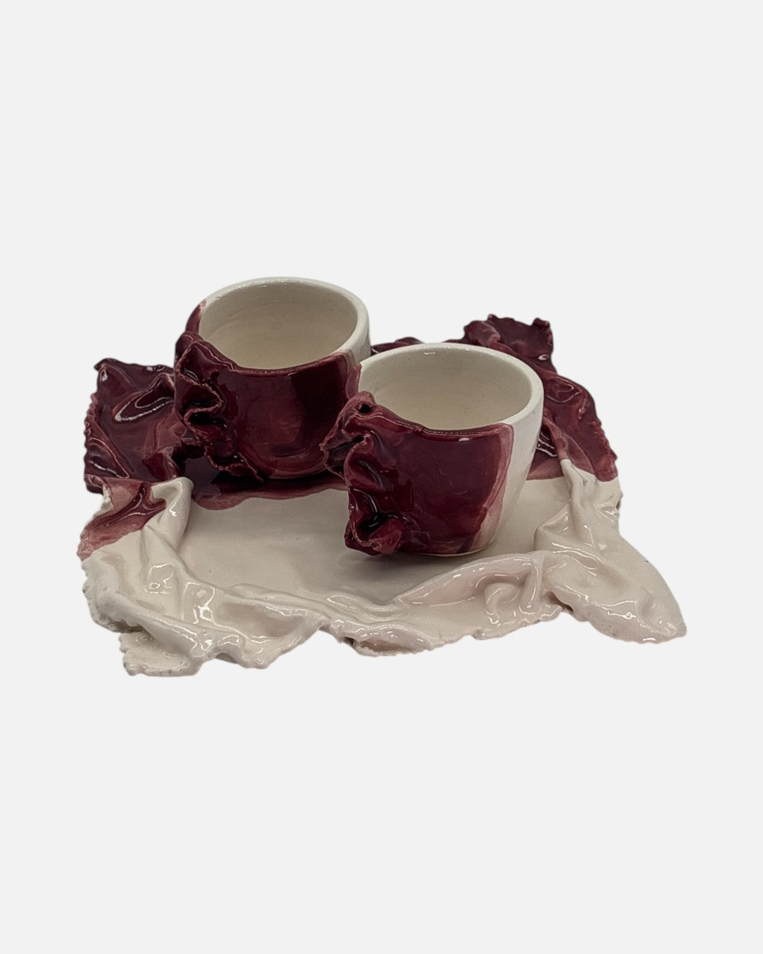 Set Tazzine Da Caffè Mora/Bianco - A05