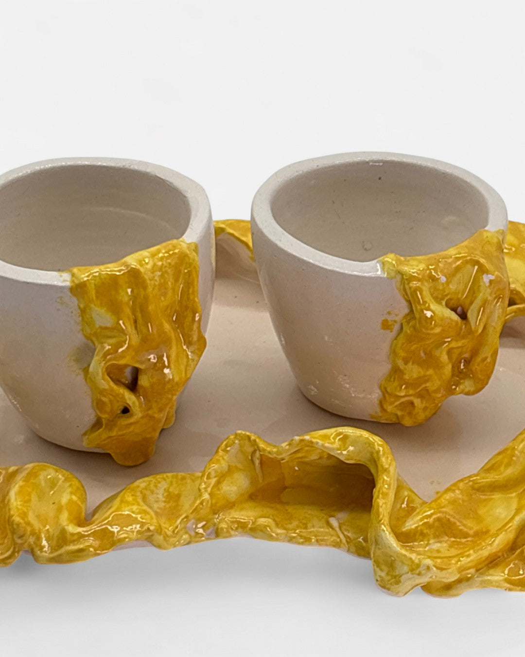 Yellow Coffee Cup Set - A03