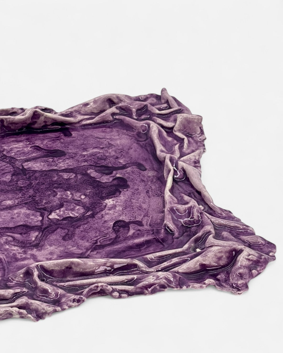 Vassoio Lavanda in Ceramica - A08