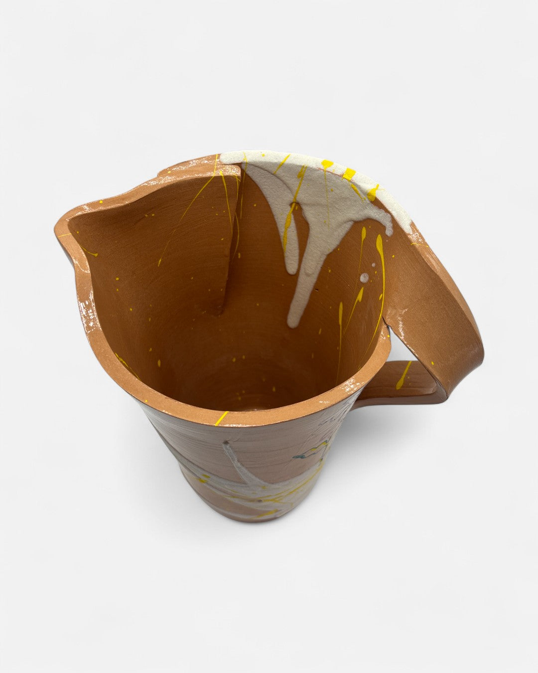 Vaso "Caraffa" da Fiori Cotto e Vetroso - A27