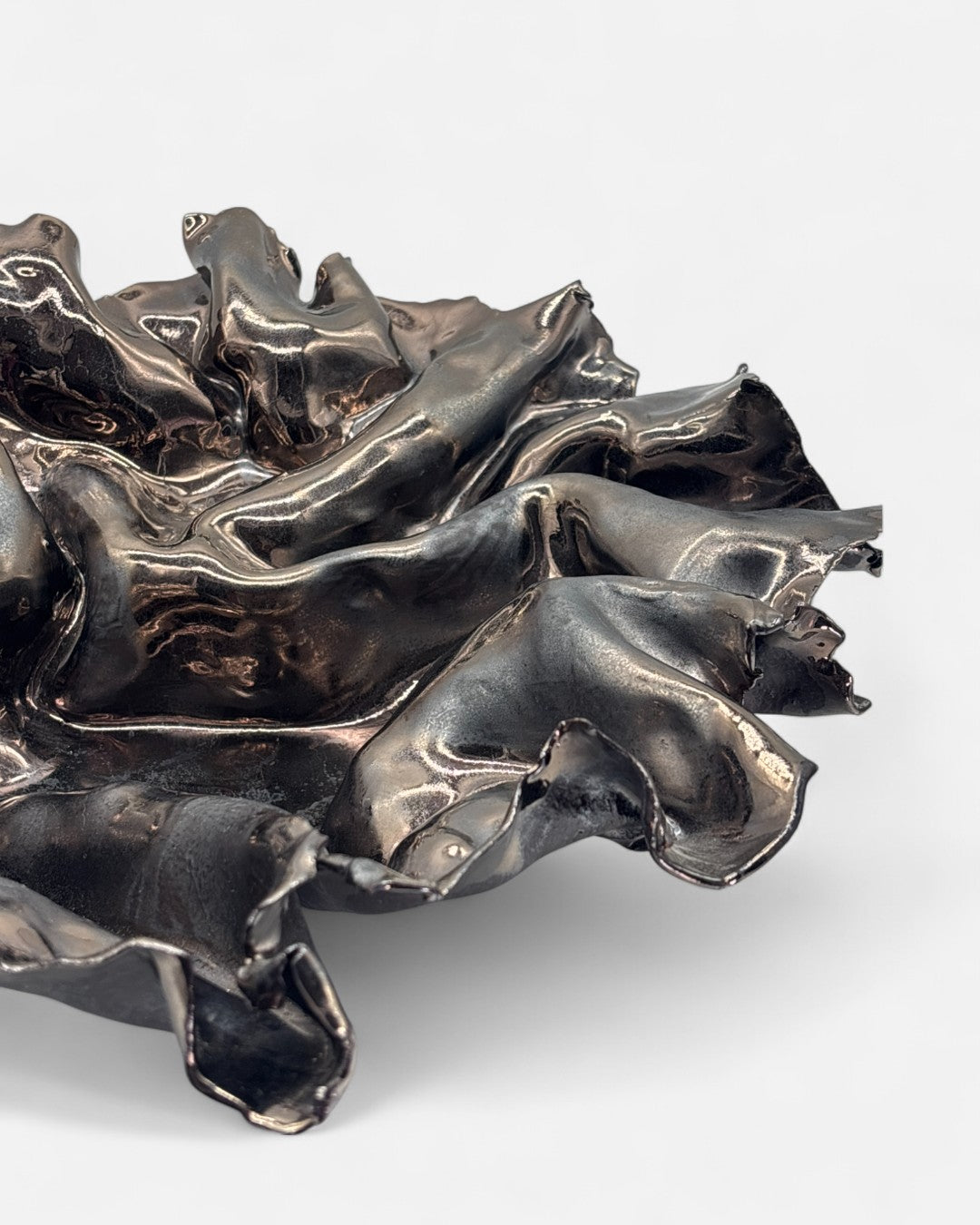 Centrotavola in Ceramica Smalto Metallico - A38