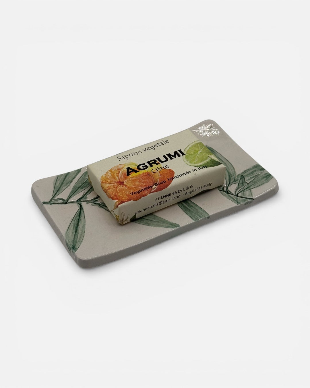 Bomboniera Matrimonio Portasapone in Ceramica Ulivo- A100