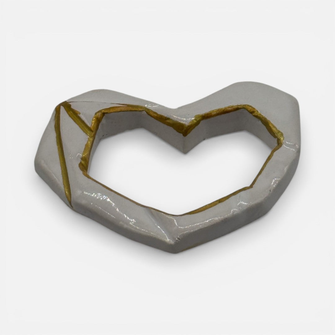 Fermatovagliolo in Ceramica con Cuore – A130