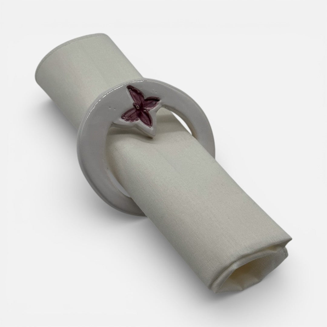 Fermatovagliolo in Ceramica con Farfalla – A136