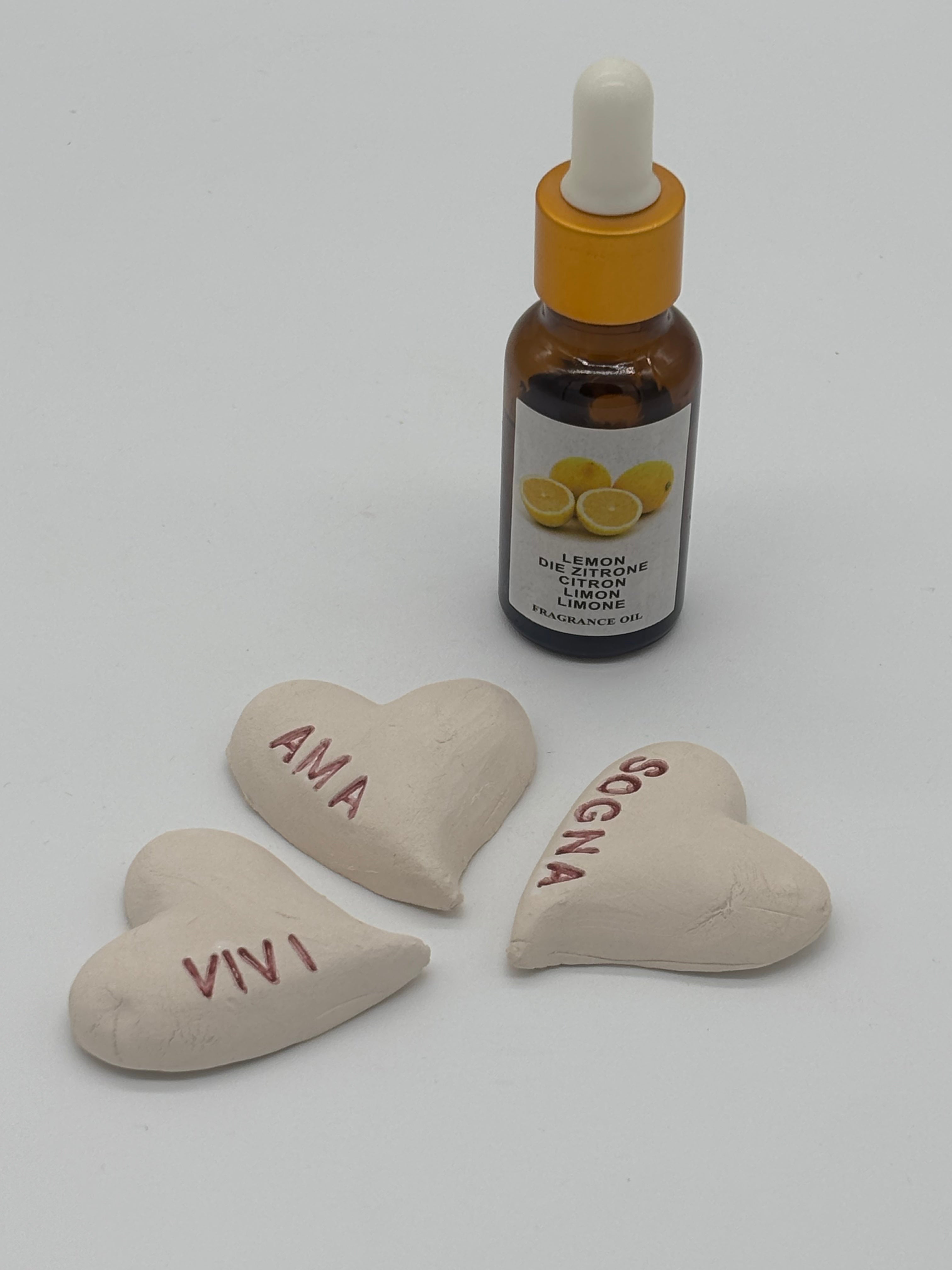 Cuori in Ceramica per Diffusori Fatto a Mano in Italia A66/68