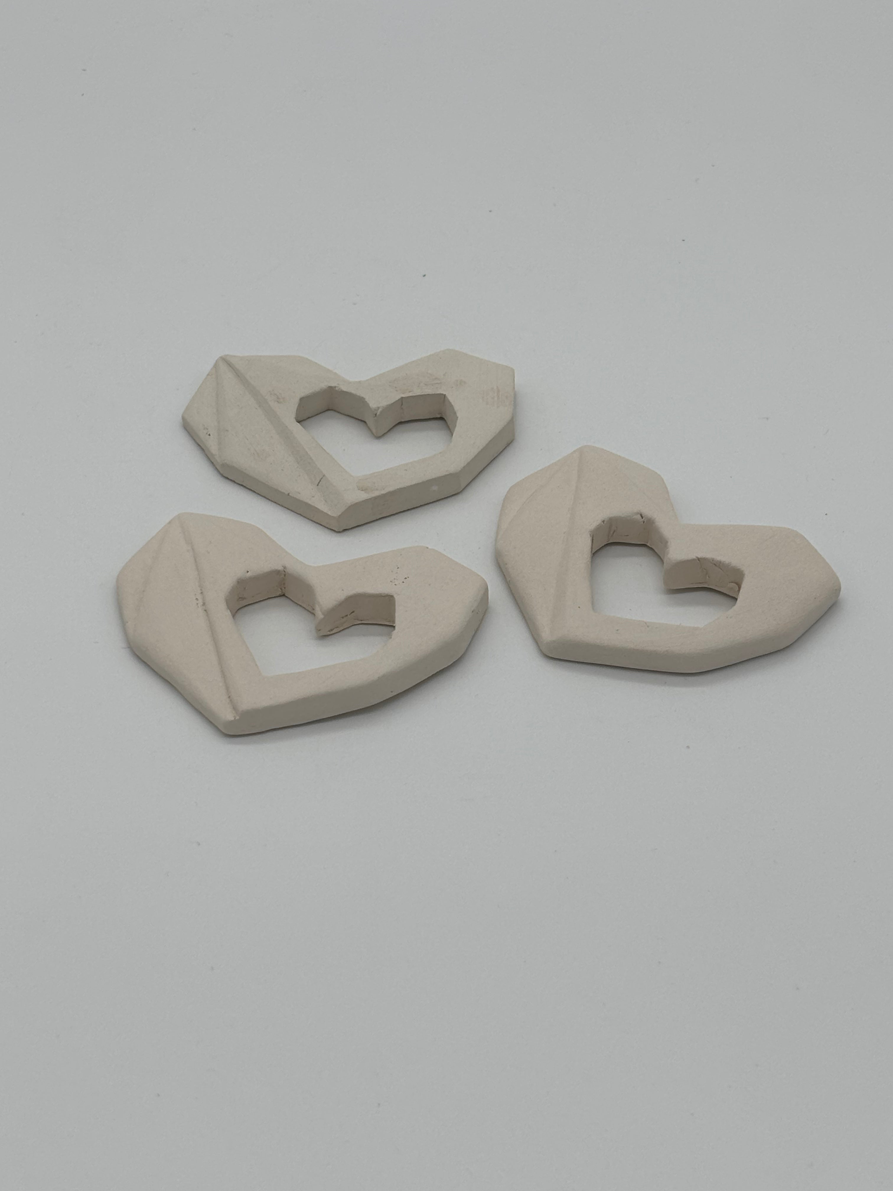 Cuori in Ceramica per Diffusori Fatto a Mano in Italia A66/68