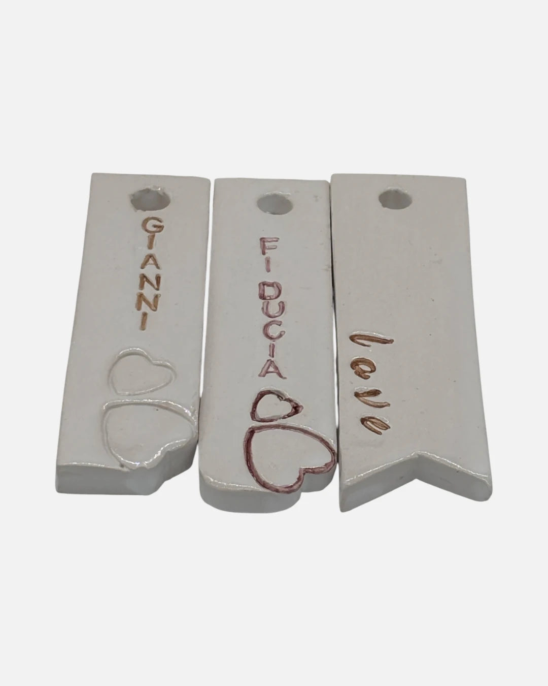 Segnaposto Targhette Personalizzate in Ceramica Fatta a Mano - A68