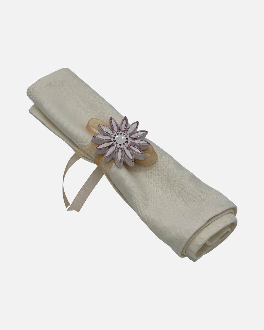 Segnaposto Fiore in Ceramica Fatta a Mano - A72