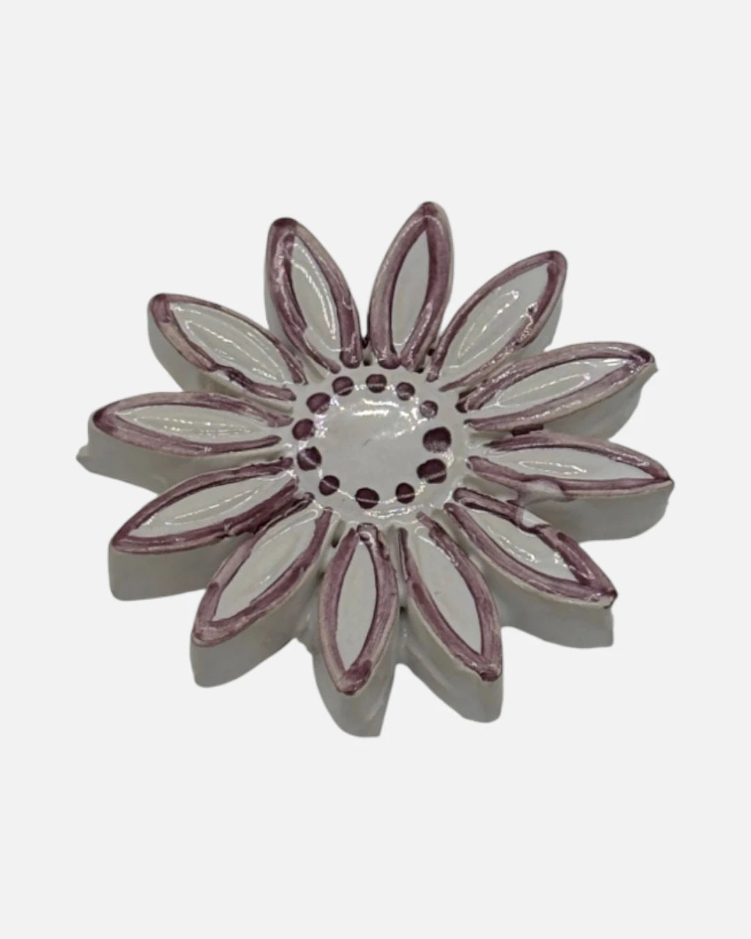 Segnaposto Fiore in Ceramica Fatta a Mano - A72