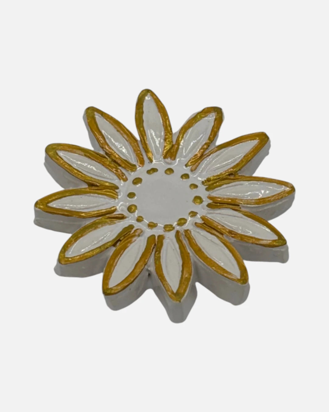Segnaposto Fiore in Ceramica Fatta a Mano - A72