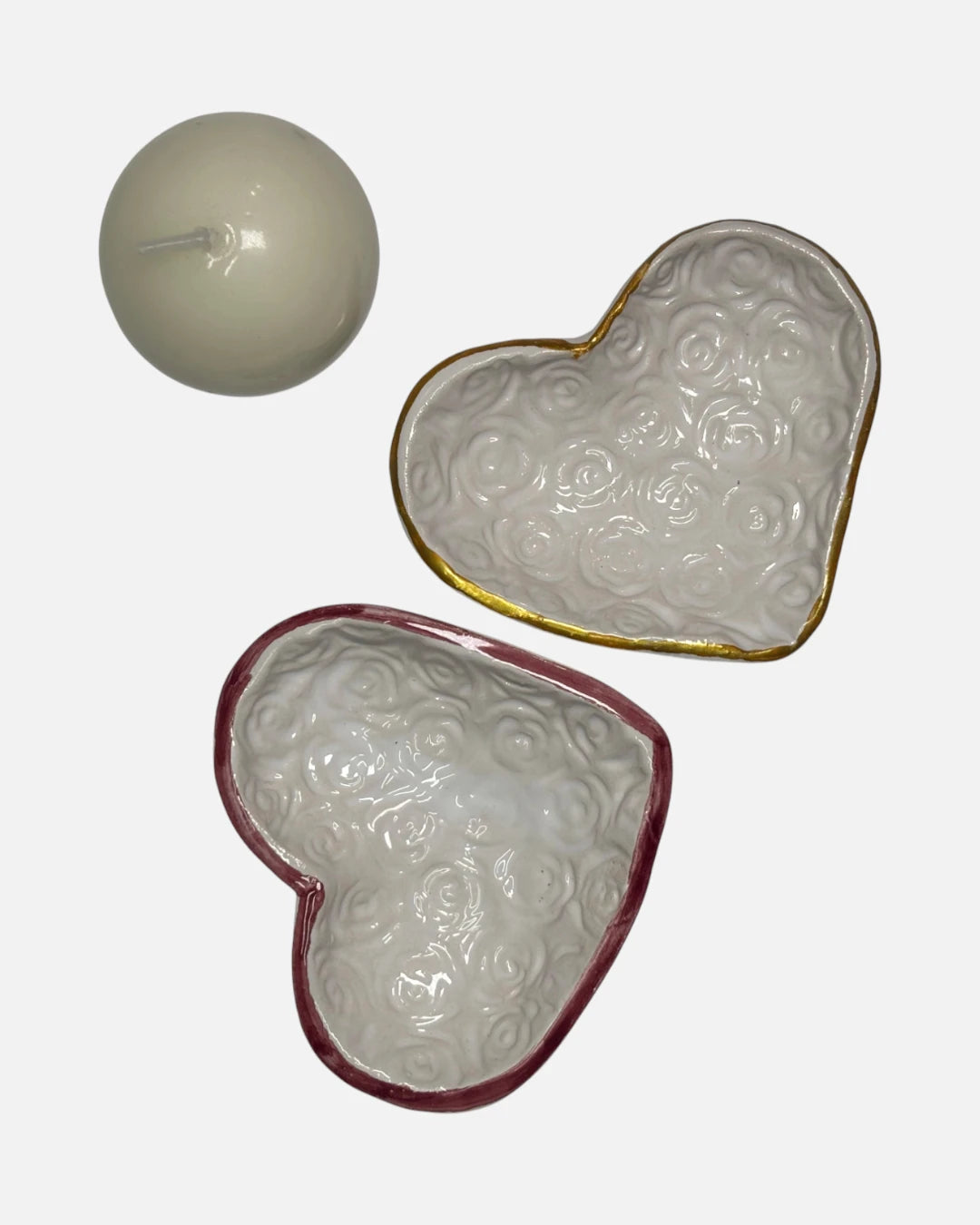 Cuori in Ceramica Fatto a Mano in Italia - A61