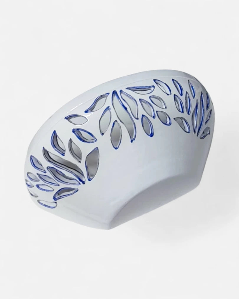 Lampadario da Muro Applique da Interno Bianco/Blu - A42