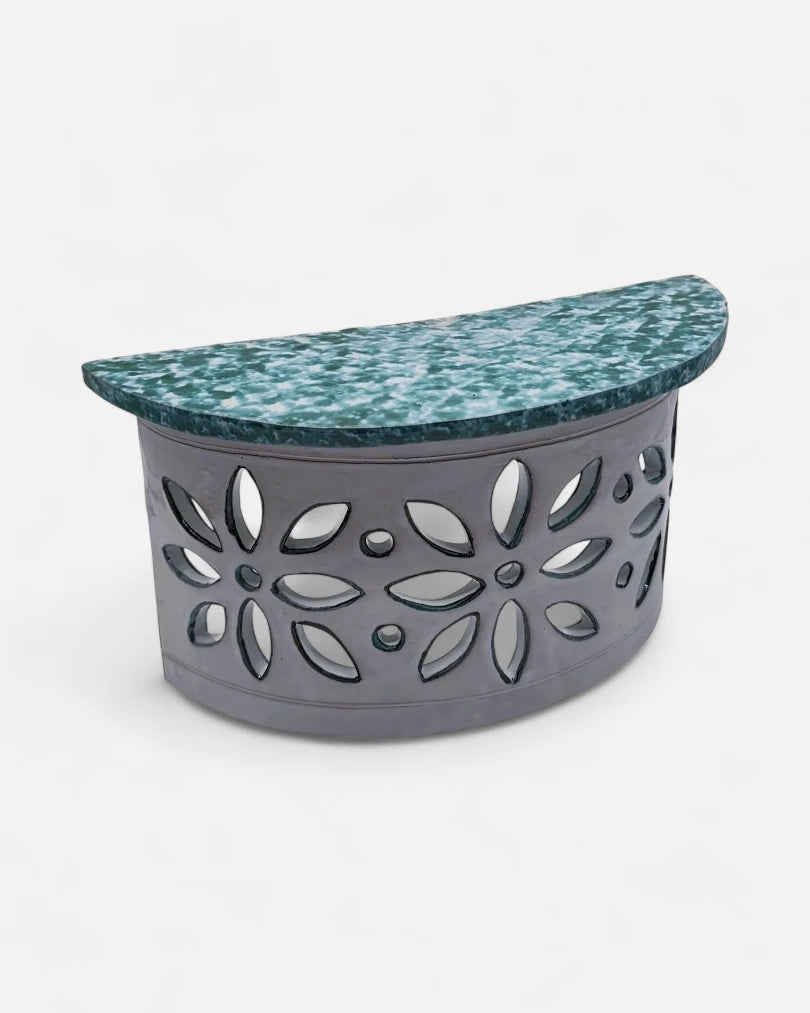 Lampadario da Esterno Applique da Muro Bianco/Verde- A43